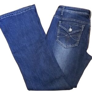 Earl Jean blue  boot cut jeans with some flare. size 11 Juniors